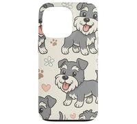 Schnauzer divertente cane Schnauzer modello carino cane Schnauzer Custodia per iPhone 13 Pro
