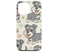 Schnauzer divertente cane Schnauzer modello carino cane Schnauzer Custodia per iPhone 13 Pro Max