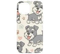 Schnauzer divertente cane Schnauzer modello carino cane Schnauzer Custodia per iPhone 15