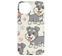 Schnauzer divertente cane Schnauzer modello carino cane Schnauzer Custodia per iPhone 15 Plus