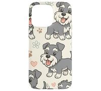 Schnauzer divertente cane Schnauzer modello carino cane Schnauzer Custodia per iPhone 15 Pro Max