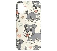 Schnauzer divertente cane Schnauzer modello carino cane Schnauzer Custodia per iPhone 16 Plus