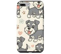Schnauzer divertente cane Schnauzer modello carino cane Schnauzer Custodia per iPhone 7 Plus/8 Plus