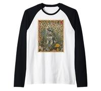 Schnauzer Dolce Sale e Pepe nel Giardino Inglese Maglia con Maniche Raglan