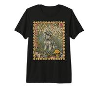 Schnauzer Dolce Sale e Pepe nel Giardino Inglese Maglietta Premium
