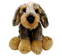 Schnauzer Grigio Cane Cucciolo Peluche Luxury Serie-2 Alteza 26cm Originale