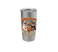 Schnauzer in miniatura perché le persone sono inquietanti amanti dei cani ha Bicchiere termico in acciaio inox doppia parete