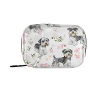 Schnauzer - Kit di pronto soccorso in miniatura per cani, con scomparti rimovibili