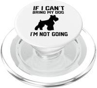 Schnauzer miniatura Se non posso portare il mio cane non ci PopSockets PopGrip per MagSafe