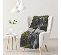 Schnauzer nano, animali domestici da giardino, cani grigi,Coperta morbida, calda, anti-pilling, in flanella, peluche, 76 x 102 cm