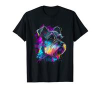 Schnauzer nano Schnauzer arcobaleno Maglietta