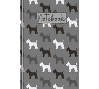 Schnauzer Notebook: Cute Schnauzer Dog Lined Journal, The Perfect Novelty Schnauzer Gift for Anyone who Loves Schnauzer’s or Dogs - Salt/Pepper