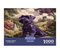 Schnauzer - Puzzle da 1000 pezzi, per adulti e bambini a partire dai 14 anni, per antistress, 1000 pezzi (75 x 50 cm)