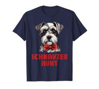 Schnauzer Zia Dog Lovers Gift Miniature Schnauzer Proprietario Maglietta