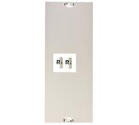 Schneider 03234 Piastra Frontale Nsx100/250 H Fisso/Tel, Bianco