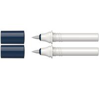 Schneider 040 cartucce Paint-It Twinmarker (Brush Tip - Pennello, inchiostro a base d'acqua, per l'applicazione su carta, 95% plastica riciclata), grigio 005