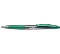 Schneider 101004 - Penna gel Gelion 1, mina sostituibile con punta in acciaio inox, 0,4 mm, colore: Verde