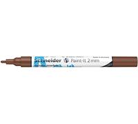 Marcatore acrilico schneider vernice-it 310 2 mm marrone