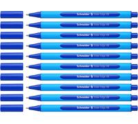 Schneider 152203 Ballpoint Pen Slider Edge with Cap XB Blue Barrel Colour: Cyan-