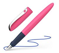 Schneider 162119 Wavy Fountain Pen for Right- and Left-Handed Users with Beginne