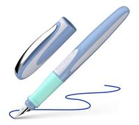 Schneider 168412 - Penna stilografica Ray (mancini, con cartuccia d'inchiostro standard, blu)
