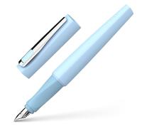 Schneider 168823 - Penna stilografica Tomo (ricaricabile con cartucce di inchiostro standard, adatta per destrimani e mancini) Ice Blue