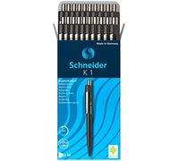 Schneider 3151 - Penna a sfera K1, confezione da 20 pezzi, colore: nero
