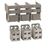 Schneider 33640 Morsetto e 4 Cavi 240Mm, Bianco, 240 mm, Set di 3 Pezzi