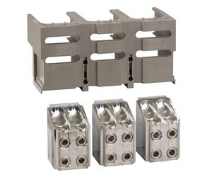 Schneider 33640 Morsetto e 4 Cavi 240Mm, Bianco, 240 mm, Set di 3 Pezzi