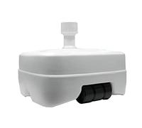 Schneider 856-01 Base ombrellone in plastica, Bianco, 45 litri