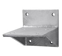 Schneider 897-60 - Consolle Universale da Parete per ombrelloni, zincato a Caldo, Colore: Argento