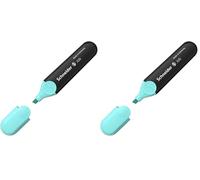 Schneider 95130 Evidenziatore Job PPL, Azzurro Pastello, Punta 1.5 mm (Confezione da 2)