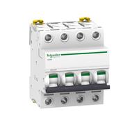 Schneider A9 F74416 IC60 N 4P 16 A C MCB interruttore automatico, bianco, 1 pezzo