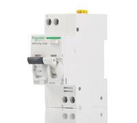 Schneider A9D56625 - Interruttore FI/LS iDPN N Vigi 1P+N, 25A, B-Char, 30mA, tipo A, 6kA, colore: Bianco