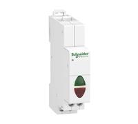 Schneider A9E18335 - Rilevatore doppio iIL, LED, 12-48 V AC/DC, colore: Verde/Rosso