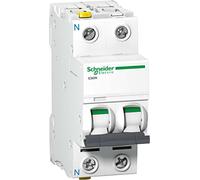 Schneider A9F03616 - Interruttore di circuito iC60N, 1P+N, 16A, B, colore: Bianco