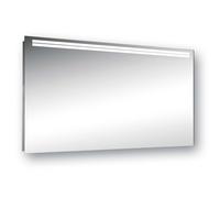 Schneider ARANGA miroir lumineux LED, avec miroir chauffant, sans prise de courant, 1315x48x700mm, bandeau lumineux en haut, blanc, 160.730.01.00, 160.730.01.00, Versione: Bianco corpo/4000K