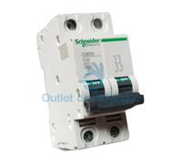 SCHNEIDER AUTOMATICO MAGNETOTERMICO C60N 6KA 2P 20A CURVA C 24271 INTERRUTTORE