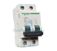 SCHNEIDER AUTOMATICO MAGNETOTERMICO C60N 6KA 2P 40A CURVA C 24274 INTERRUTTORE