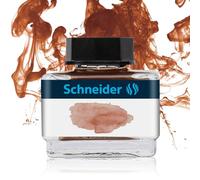 Schneider - Barattolo per inchiostro, 15 ml, colore: Cognac