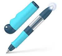 Schneider Base Senso 188733 - Penna roller (per principianti, destrorsi e mancini), blu/turchese