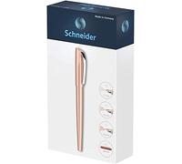 Schneider Callissima - Penna stilografica per calligrafia, confezione regalo (3 diversi spessori di penna, cartucce incluse), colore: Albicocca