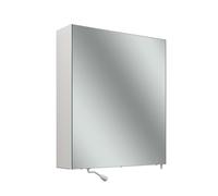 Schneider CARE armoire de toilette, 595x680mm, charnières à gauche, sans éclairage, 2 prises de courant à droite en bas à lextérieur, avec distributeur, 193.663.01.02, 193.663.01.02, Versione: CH stan
