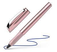 Schneider Ceod Shiny 186209 - Penna roller (destrorsi e mancini, tratto M, con cartuccia d'inchiostro blu reale, colore: Rosa