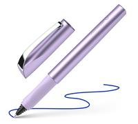 Schneider Ceod Shiny 186256 - Penna roller (destrorsi e mancini, tratto M, con cartuccia d'inchiostro blu reale, colore: Lilla