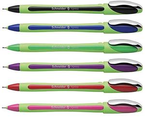Schneider Confezione da 5 pennarelli Fineliner Xpress 08 verde