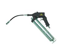Schneider DGKD040025 - Pressa per grasso ad aria compressa, 0,6 l per hub, pressione di esercizio 2-10 bar, con tubo di collegamento da 200 mm