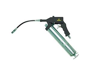 Schneider DGKD040025 - Pressa per grasso ad aria compressa, 0,6 l per hub, pressione di esercizio 2-10 bar, con tubo di collegamento da 200 mm