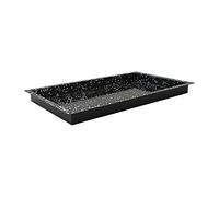 Schneider DW288 - Teglia da forno smaltata GN 1/1, in alluminio e silicone, 4,5 cm di profondità