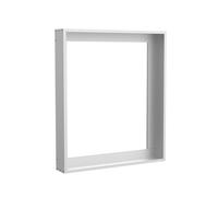 Schneider E695 telaio di installazione per armadietto a specchio da incasso La: 60 A: 73 P: 10,5 cm, 185.060.00.00, E695 argento [Armadietti a Specchio > Accessori per Armadietti a Specchio]